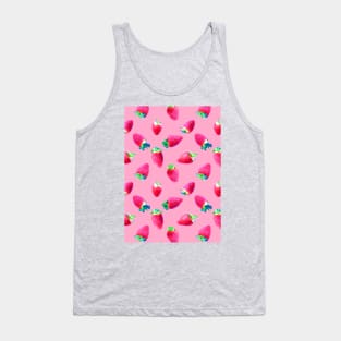 Pink Strawberry Pop Tank Top